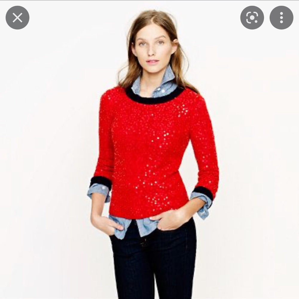 COPY - J. Crew sequin sweater